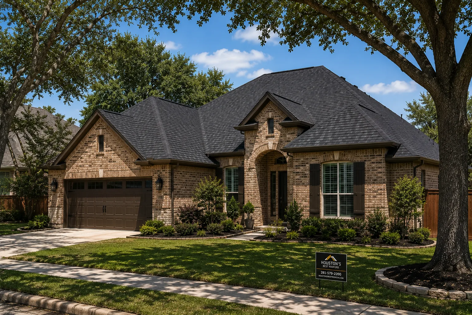 Completed roof replacement